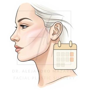 Recuperación de lifting facial