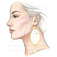 Antes y después del lifting facial